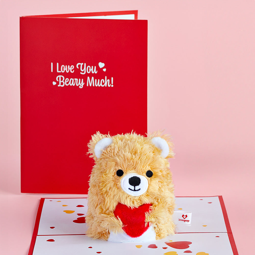 Lovepop.com You're the Beary Best Pop-Up Plush Bear Card | Lovepop