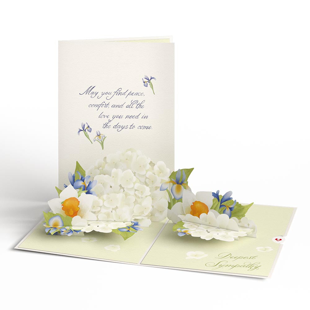 May You Find Peace and Comfort Sympathy Pop-Up Card