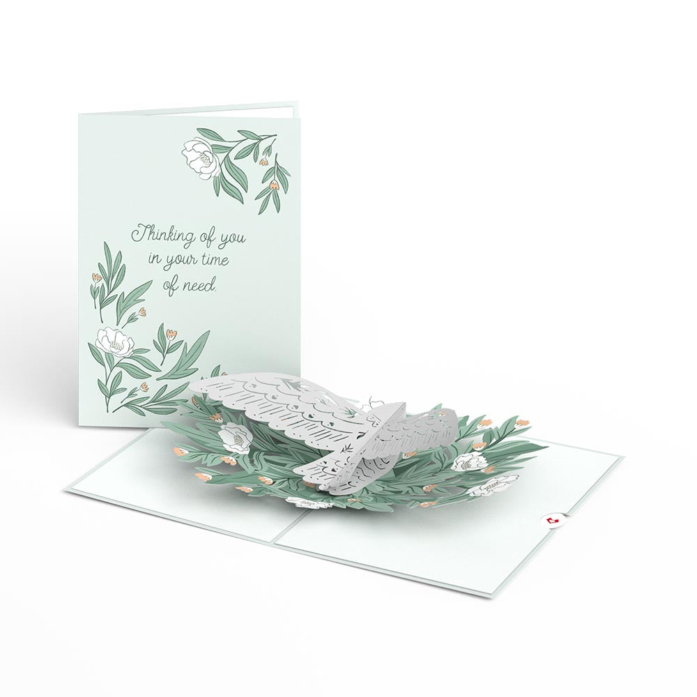 Thinking of You Dove Pop-Up Card