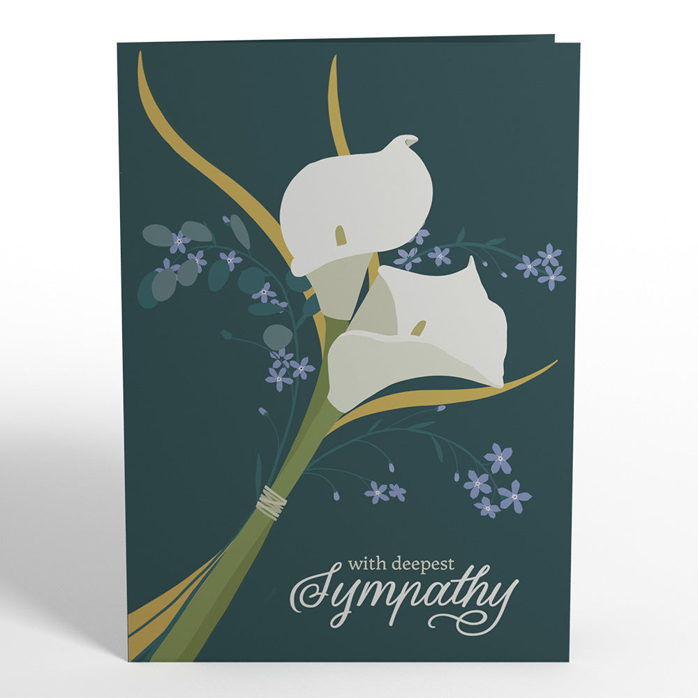 With Deepest Sympathy Pop-Up Card