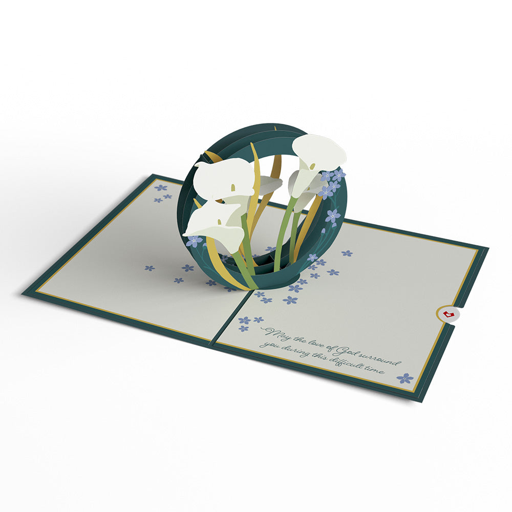 With Deepest Sympathy Pop-Up Card