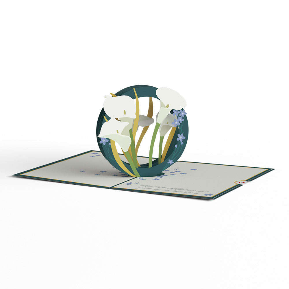 With Deepest Sympathy Pop-Up Card