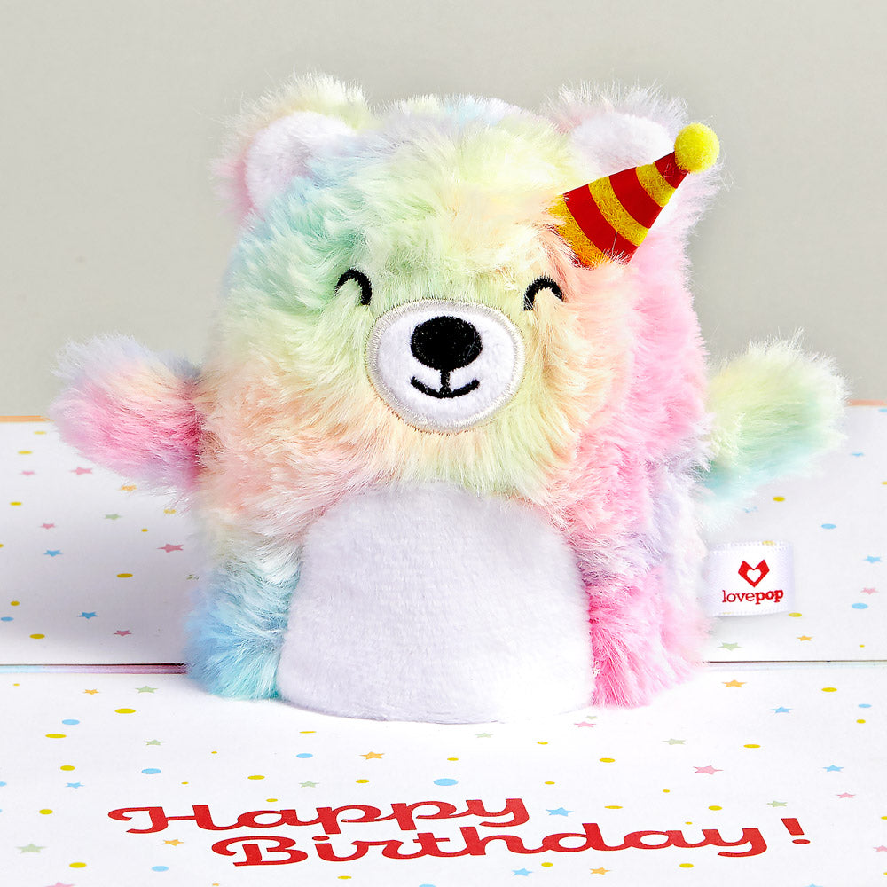 'Eat Cake & Celebrate' Birthday Plushpop Card