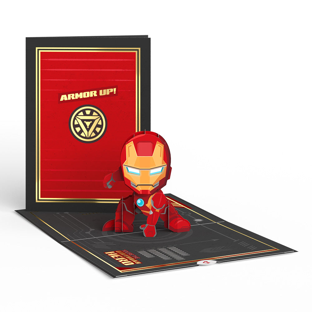 iron man card sleeves Marvel's Avengers Iron Man Birthday Pop-Up Card – Lovepop