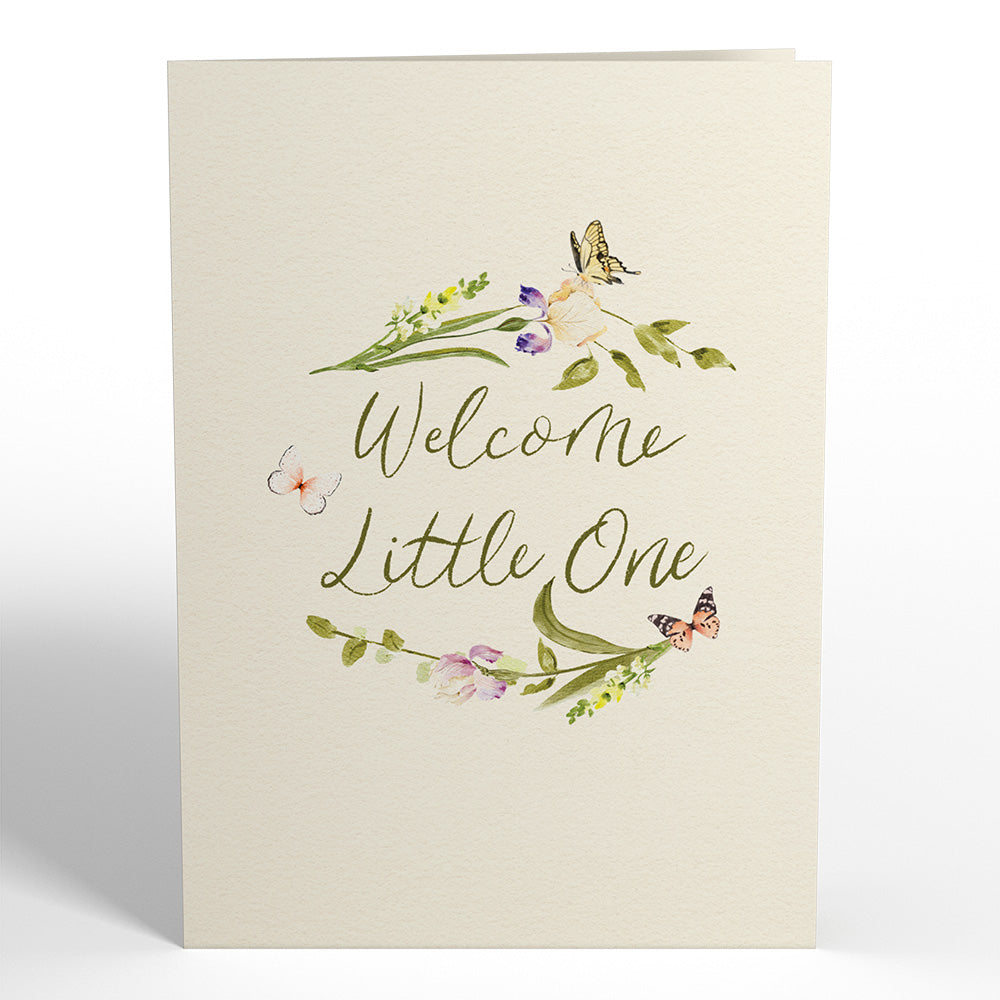 Welcome Little One New Baby Pop-Up Card