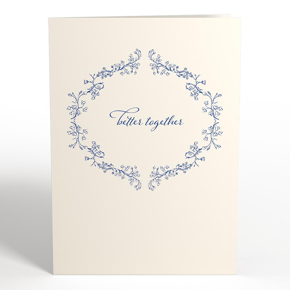 Better Together Mr. & Mrs. Wedding Pop-Up Card