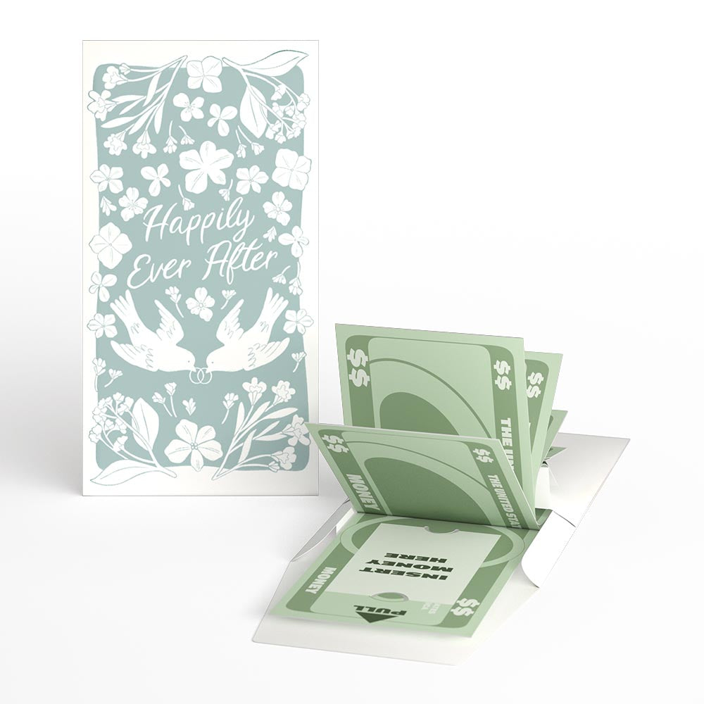 Happily Ever After Love Birds Money Holder