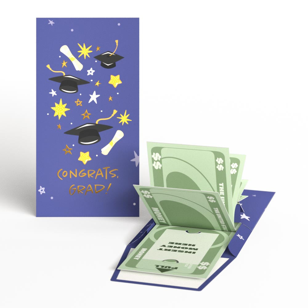 grad money thank you cards Congrats Grad Money Holder