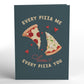 Pizza Love Pop-Up Card