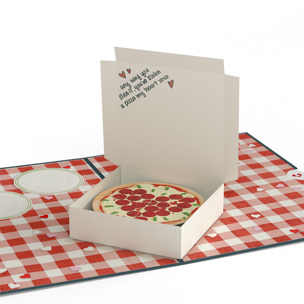 Pizza Love Pop-Up Card