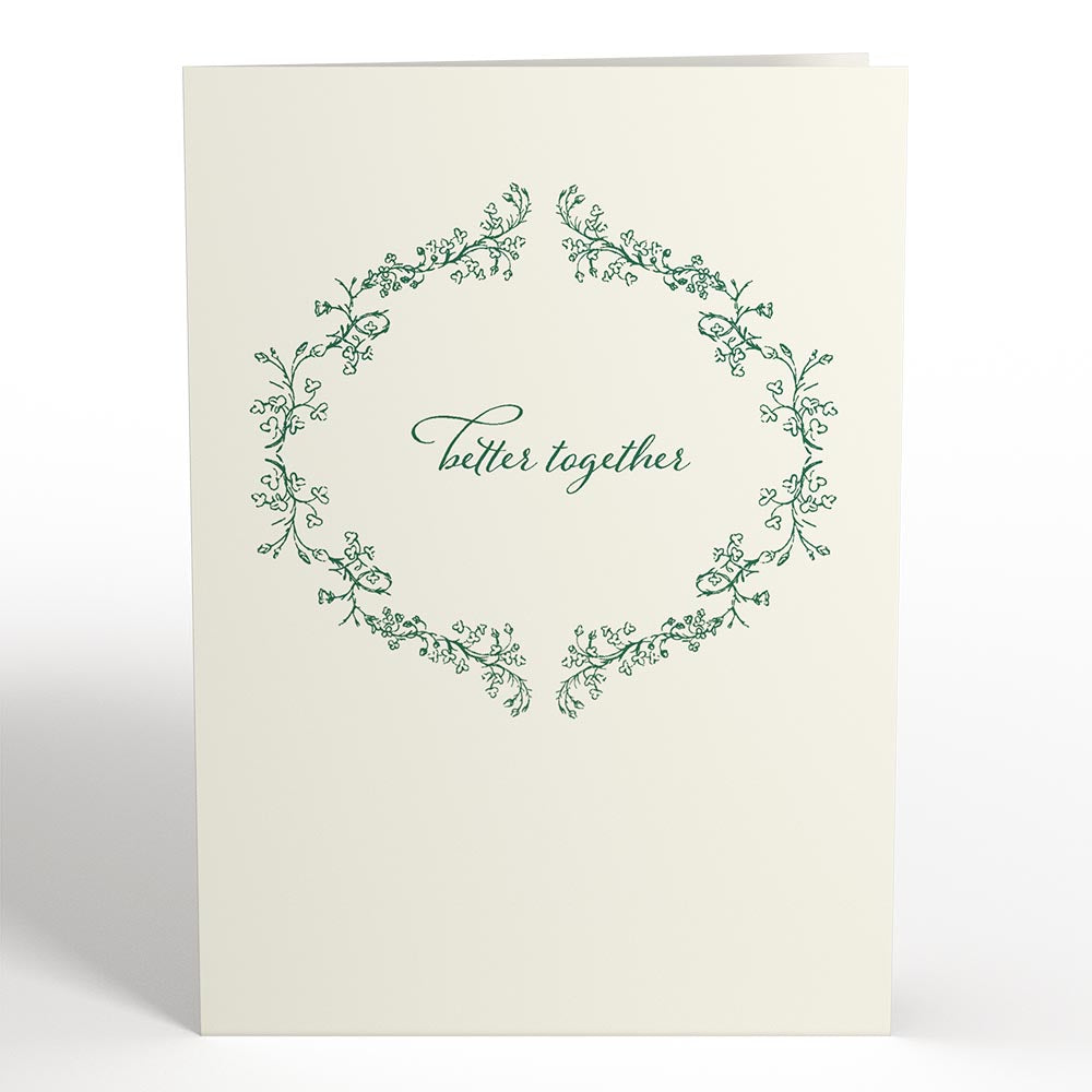 Better Together Mr. & Mr. Wedding Pop-Up Card