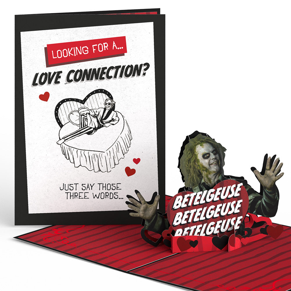 Beetlejuice Love Connection Pop-Up Card Beetlejuice Love Connection Pop-Up Card