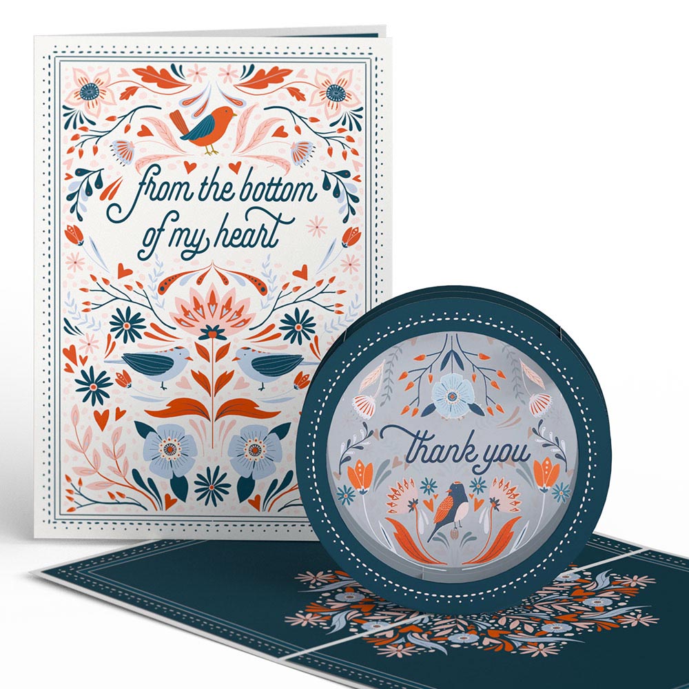 Heartfelt Thank You Pop-Up Card