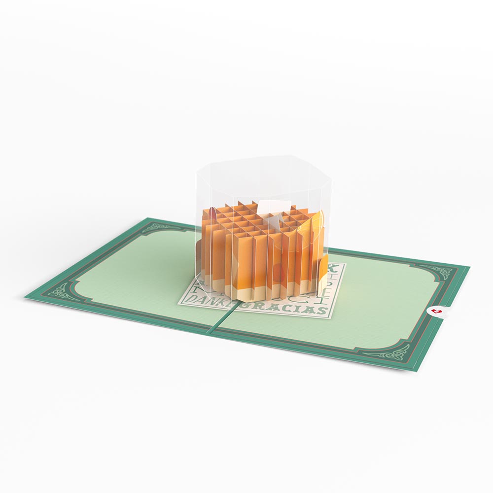 Old Fashioned Thank You Pop-Up Card