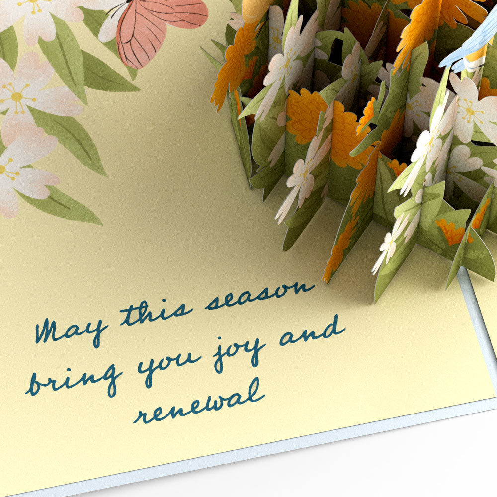 Spring Joy & Renewal Pop-Up Card