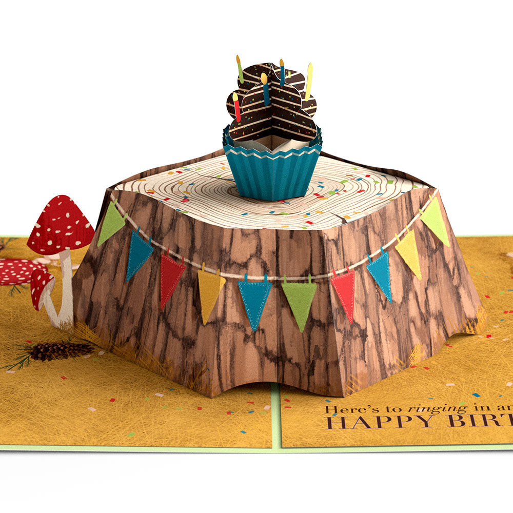 Ringing In Another Year Birthday Pop-Up Card