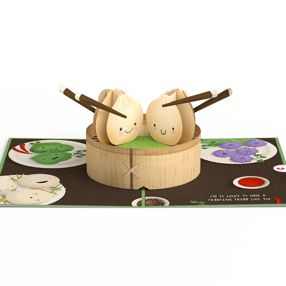Wonton in a Million Friendship Pop-Up Card