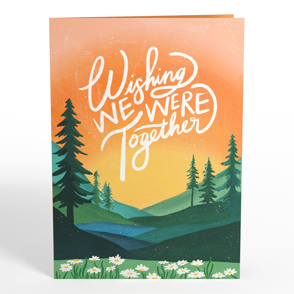 Wishing We Were Together Pop-Up Card