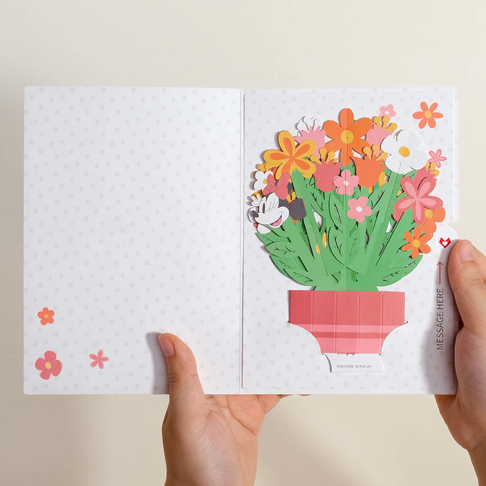 Disney’s Minnie Mouse Mother’s Day Card with Mini Bouquet