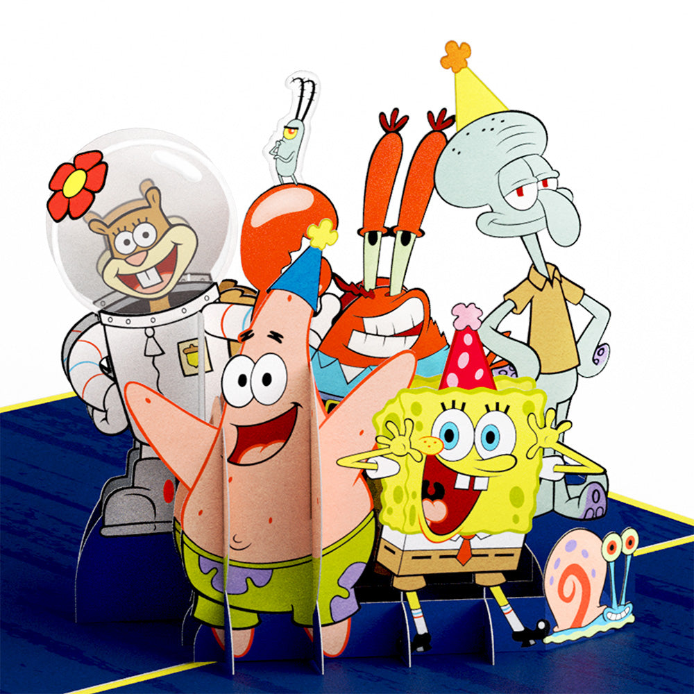 SpongeBob SquarePants Let’s Par-Tay Birthday Pop-Up Card