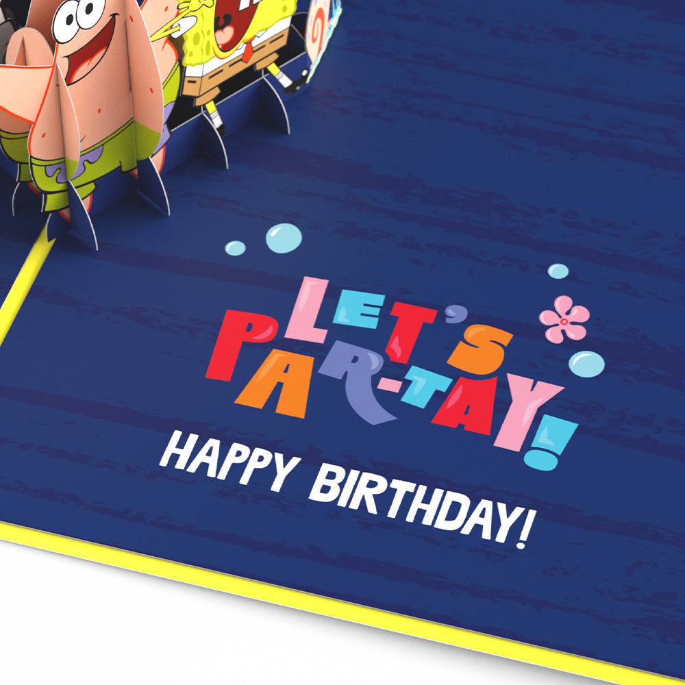 SpongeBob SquarePants Let’s Par-Tay Birthday Pop-Up Card