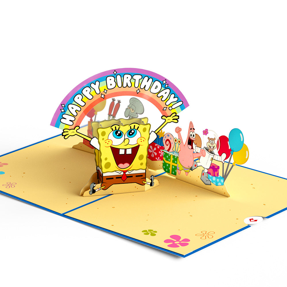 SpongeBob SquarePants Happy Birthday Pop-Up Card