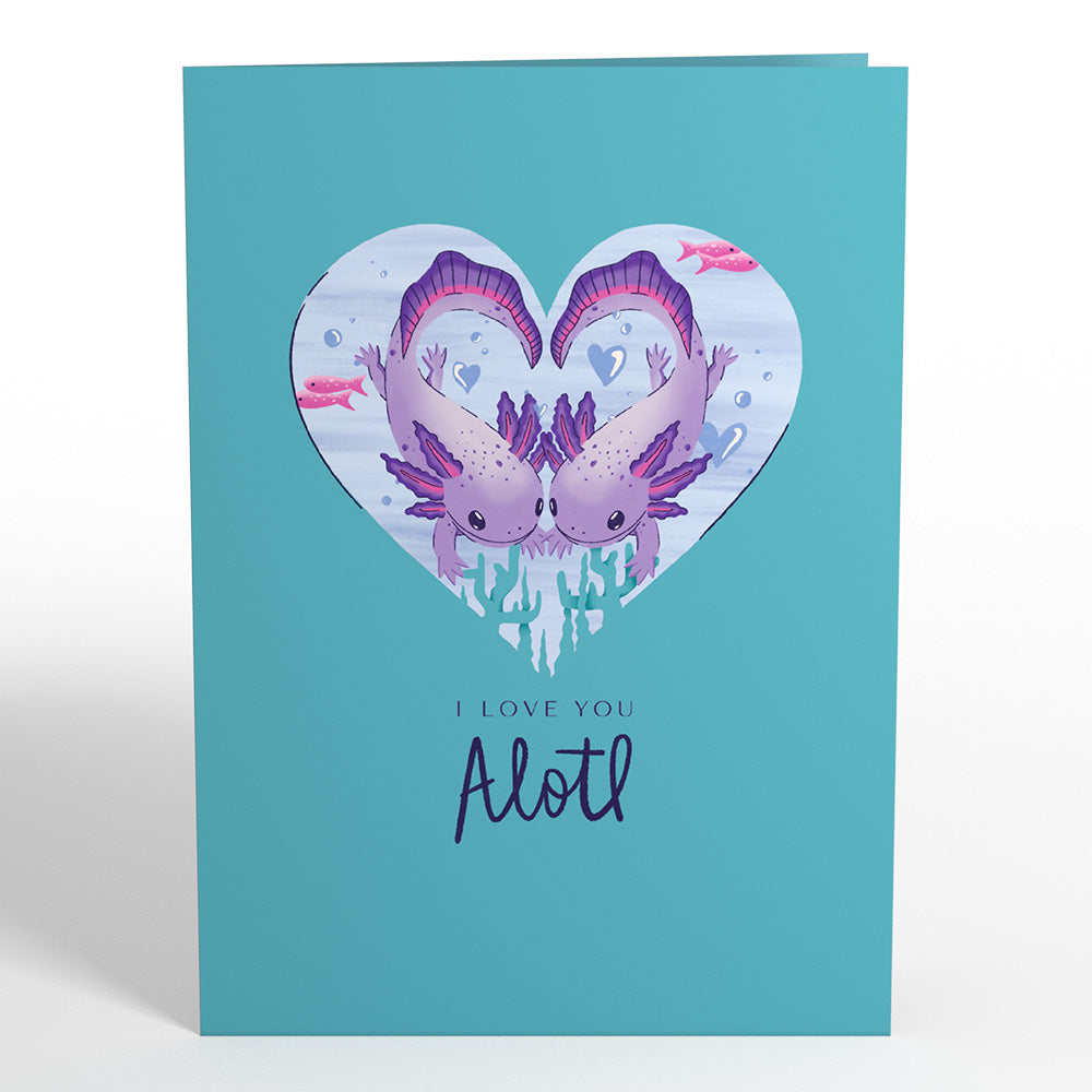 Love You A-Lotl Pop-Up Card