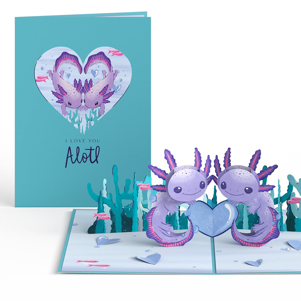 Love You A-Lotl Pop-Up Card