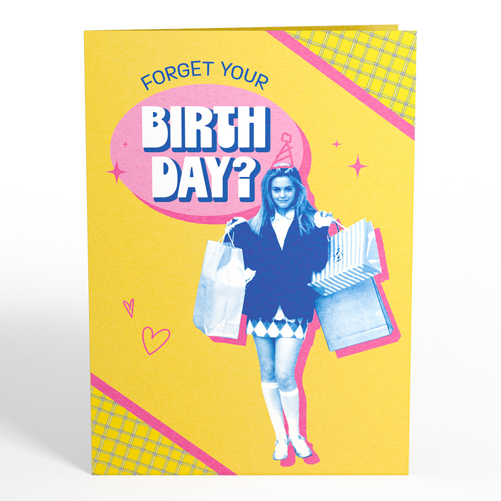 Clueless As If! Birthday Pop-Up Card