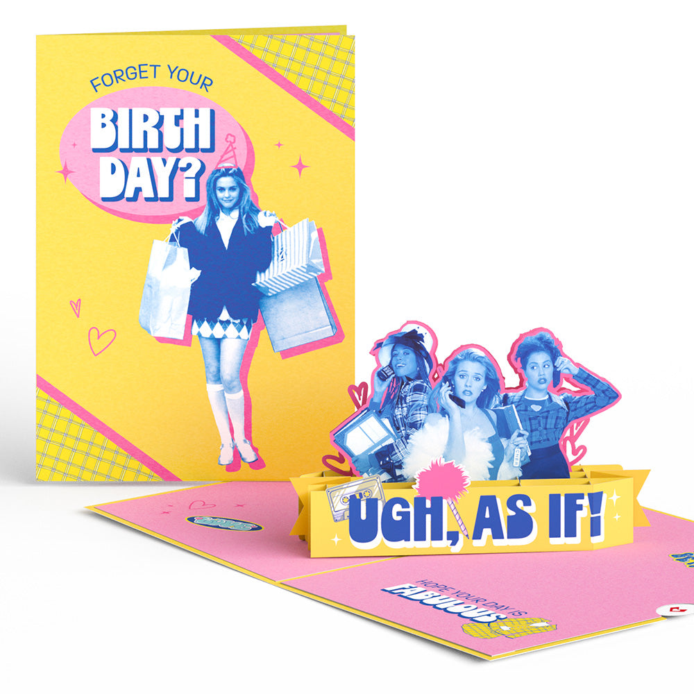 Clueless As If! Birthday Pop-Up Card