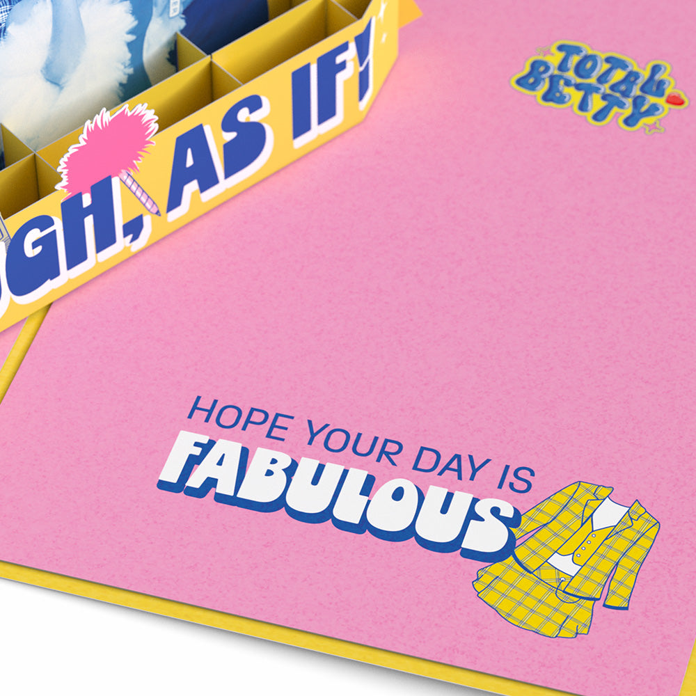 Clueless As If! Birthday Pop-Up Card