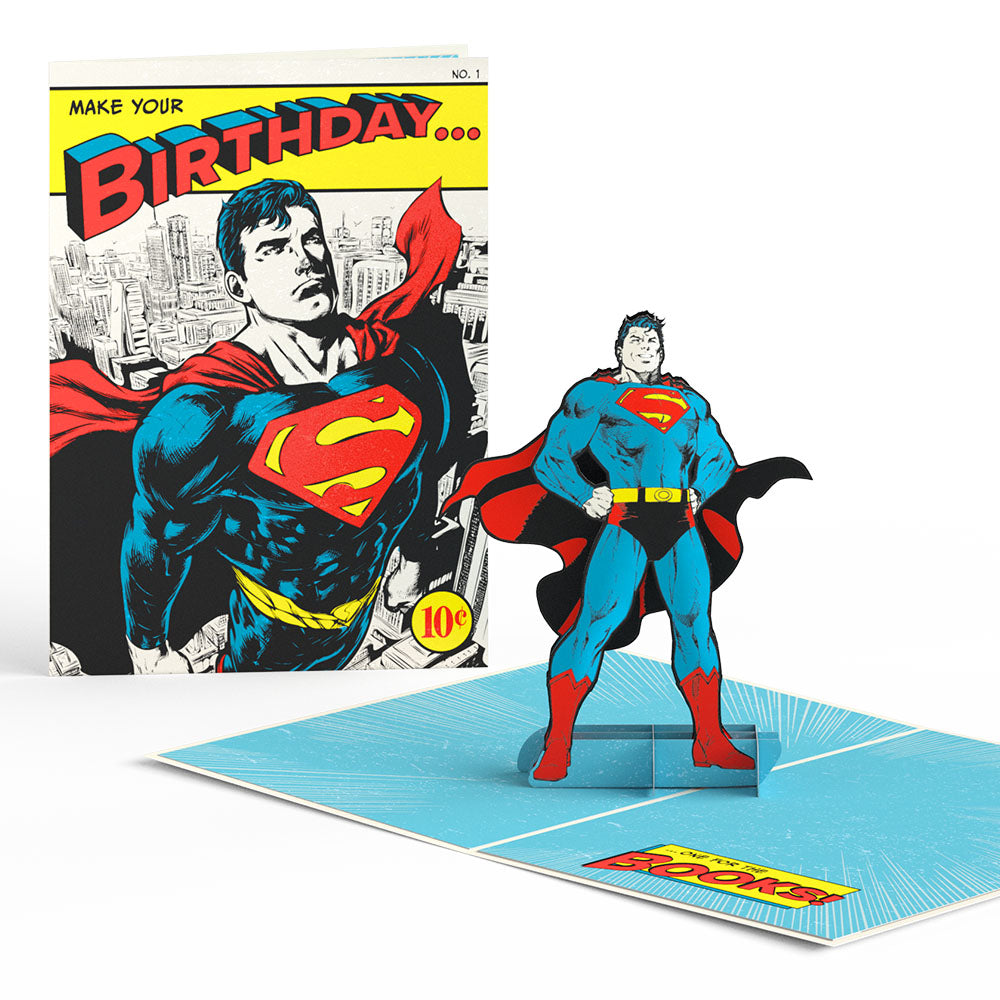 Superman™ Comic Book Birthday Pop-Up Card