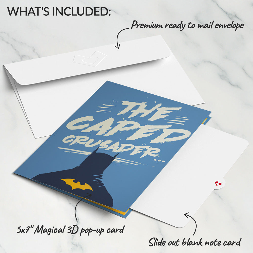 Batman™ Caped Crusader™ Birthday Pop-Up Card