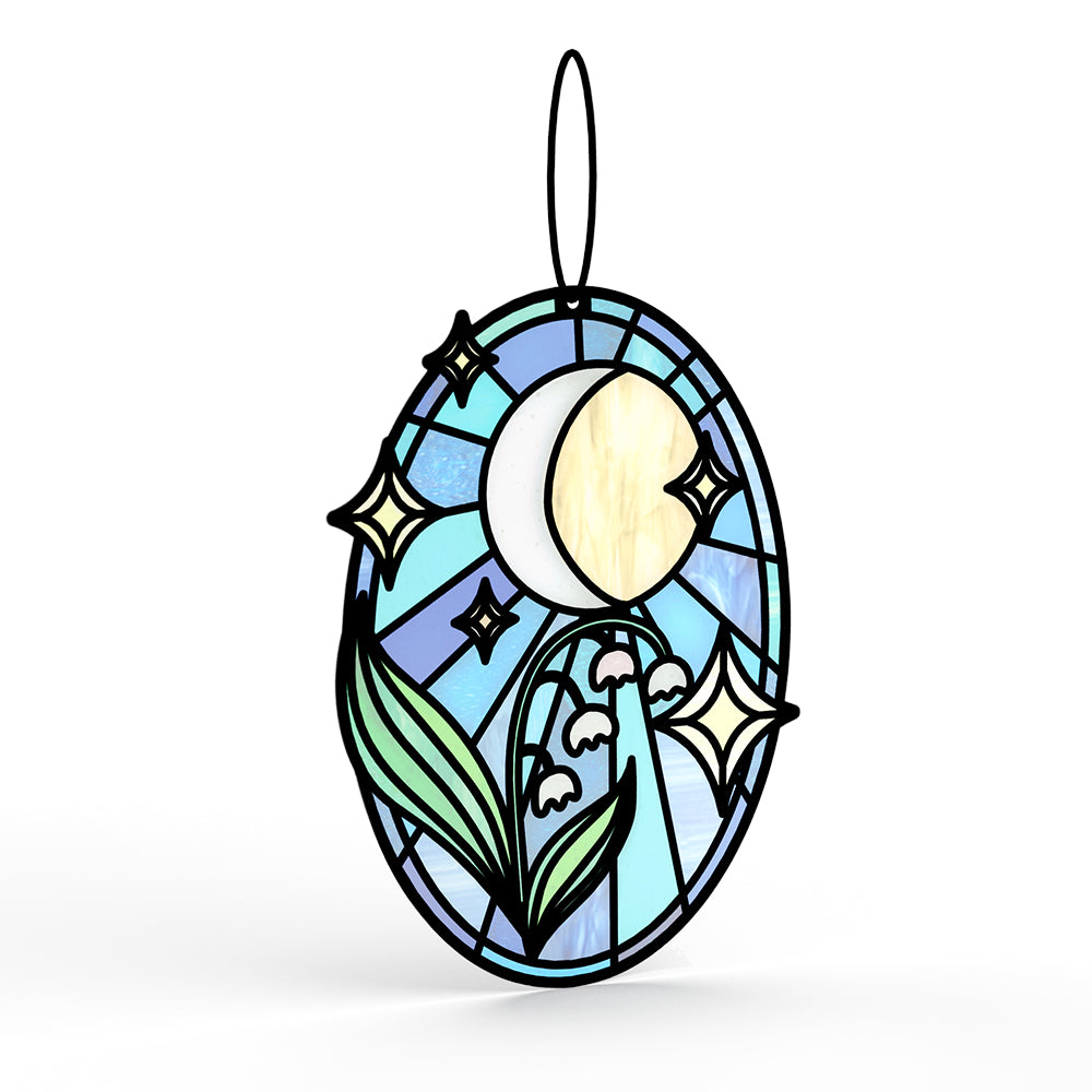 Shine Bright Twilight Bloom Suncatcher Card