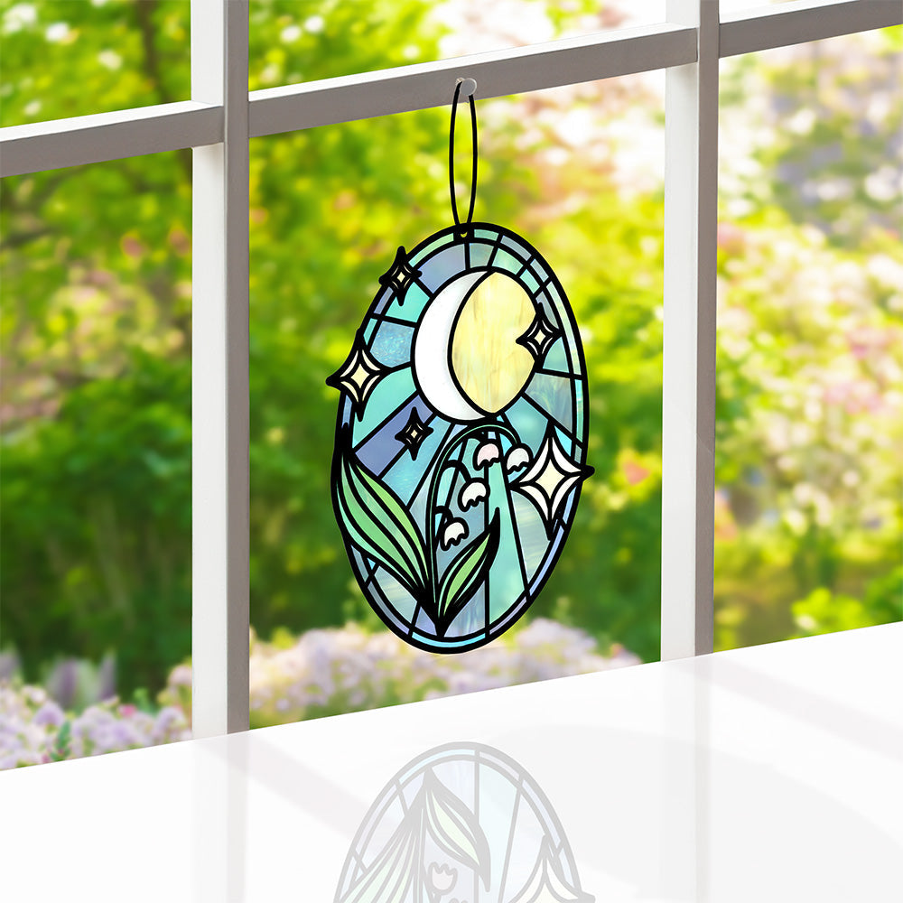 Shine Bright Twilight Bloom Suncatcher Card
