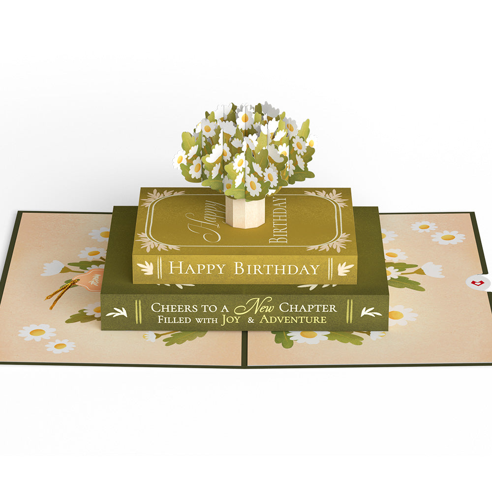 Cheers to a New Chapter Birthday Pop-Up Card
