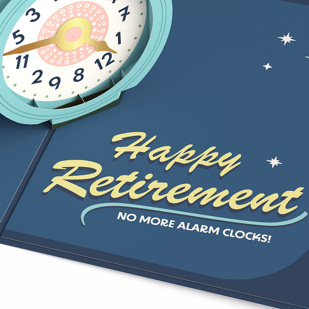 Offically on Retired Time Pop-Up Card