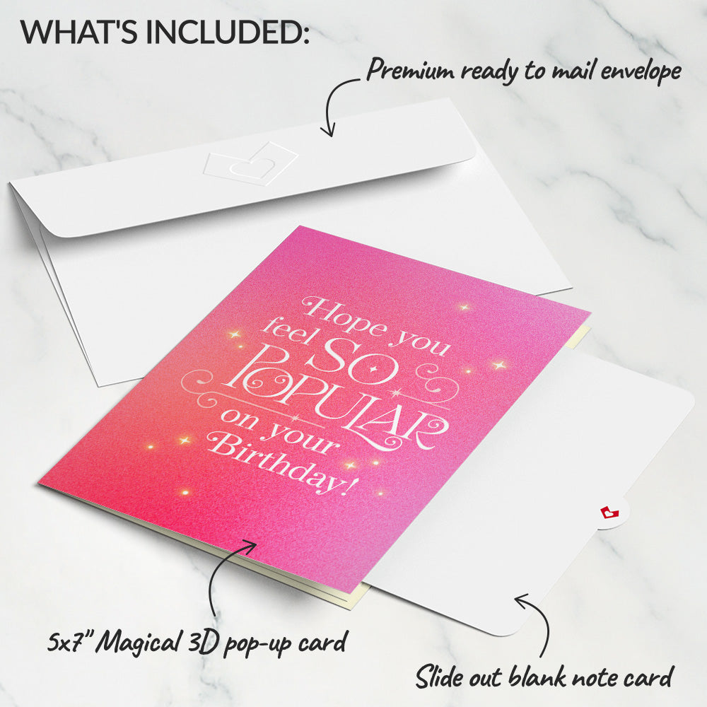 Wicked So Popular Birthday Pop-Up Card