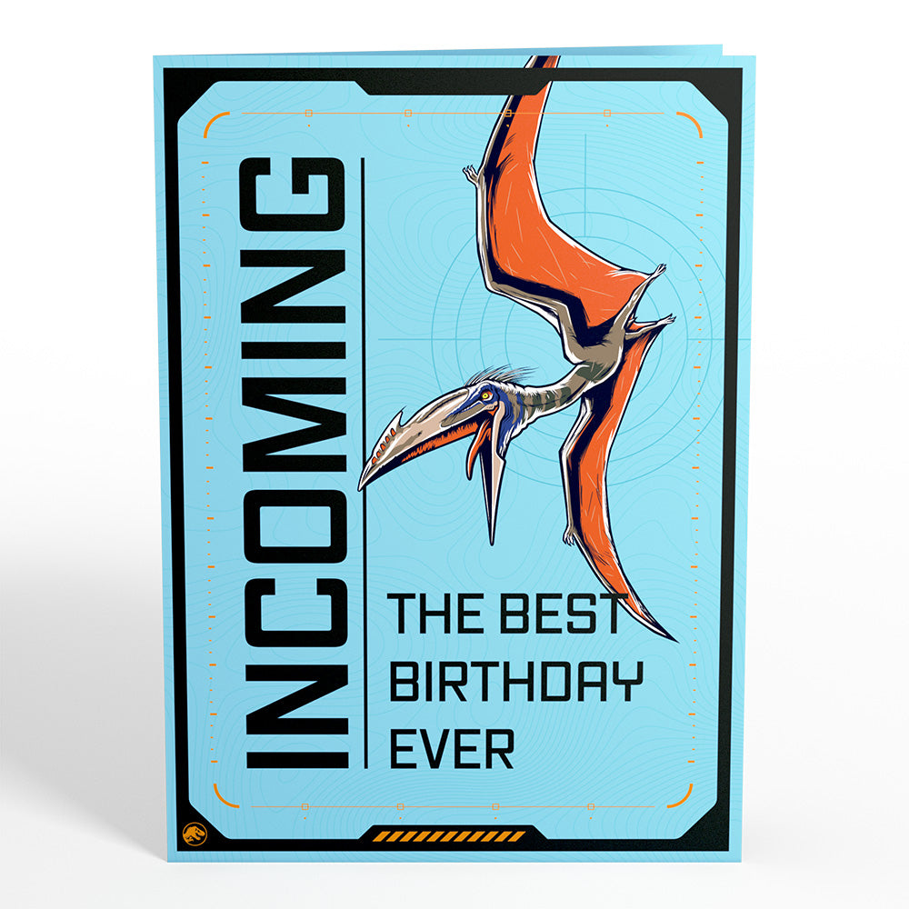 Jurassic World Rebirth Best Birthday Ever Pop-Up Card