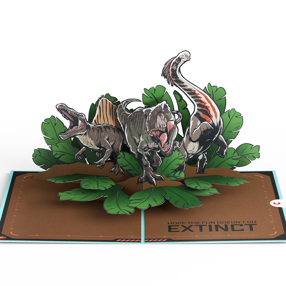 Jurassic World Rebirth Best Birthday Ever Pop-Up Card