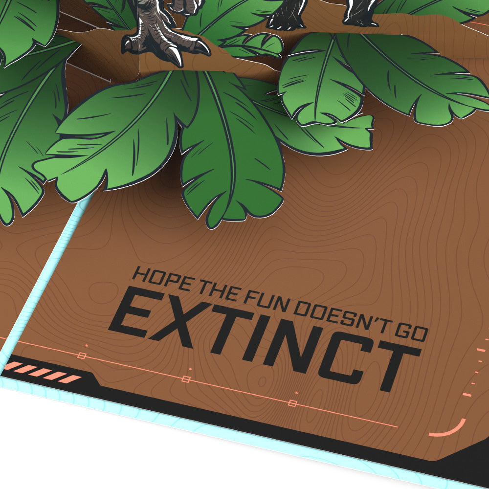 Jurassic World Rebirth Best Birthday Ever Pop-Up Card
