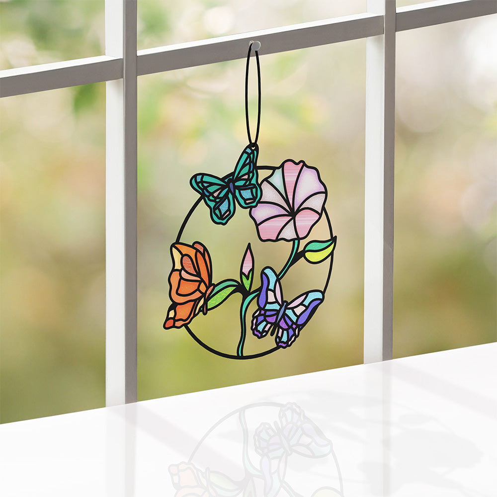 Nature's Beauty Butterfly Suncatcher Card