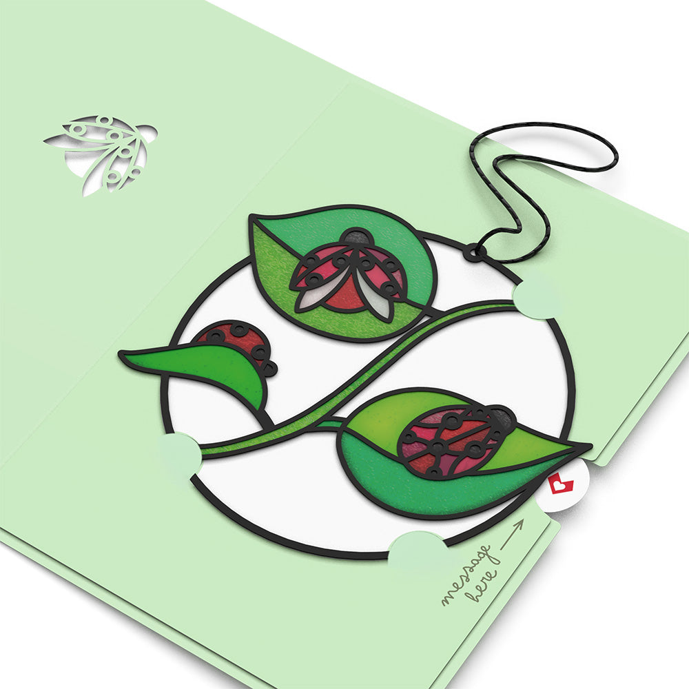 Small Things with Big Meaning Ladybug Suncatcher Card