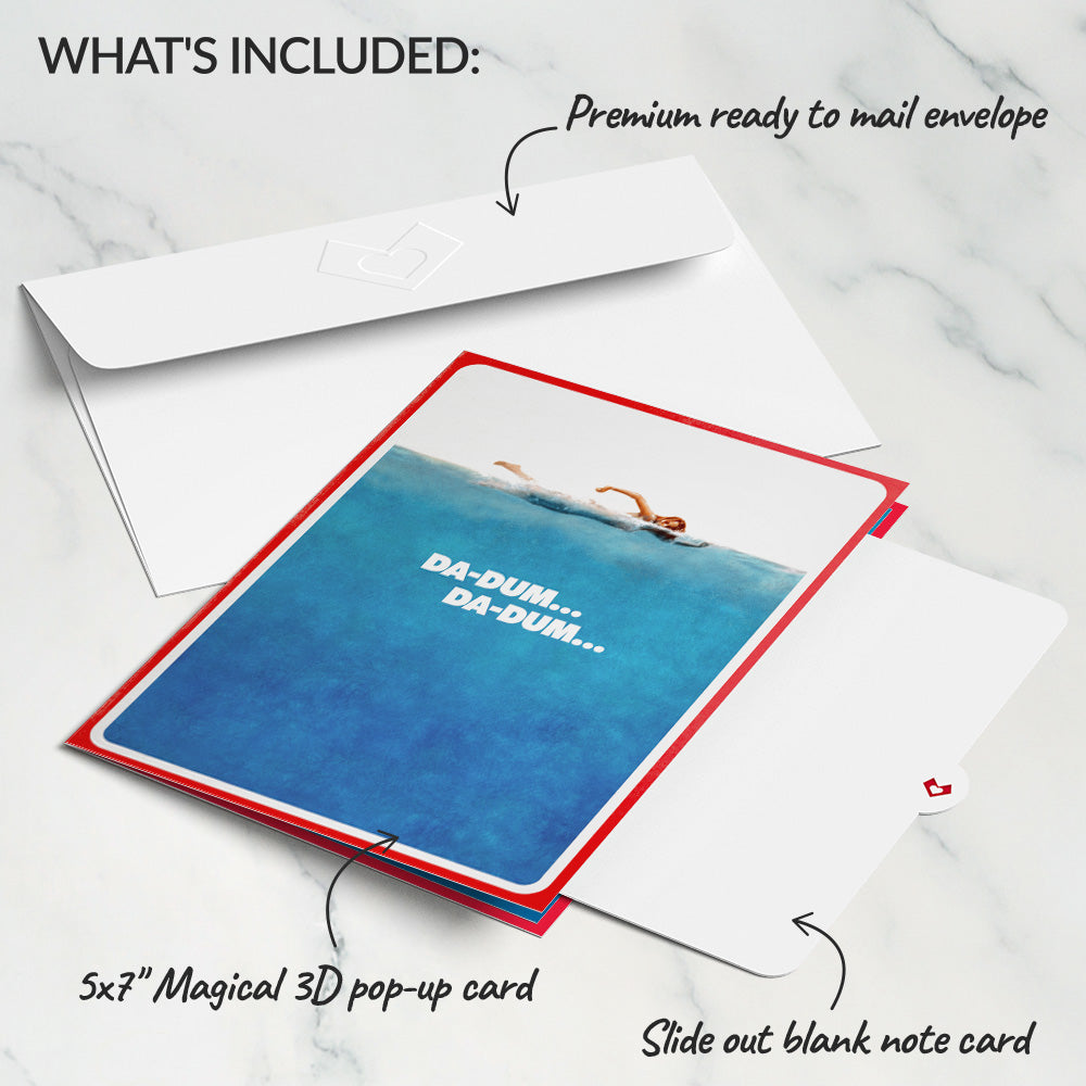 Jaws Have a Killer Day Pop-Up Card