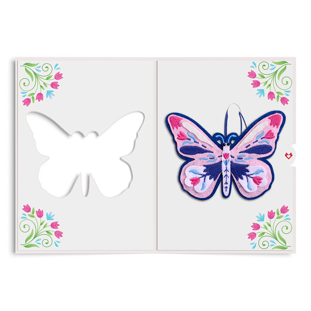 Dazzling Butterfly HeartFelt Charm Card™