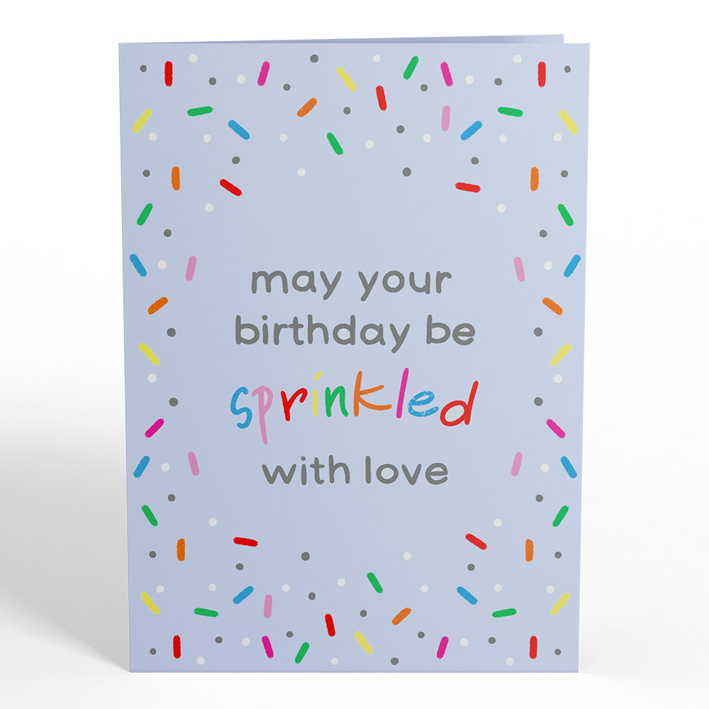 Sprinkled with Love Birthday Cake Pop-Up Card