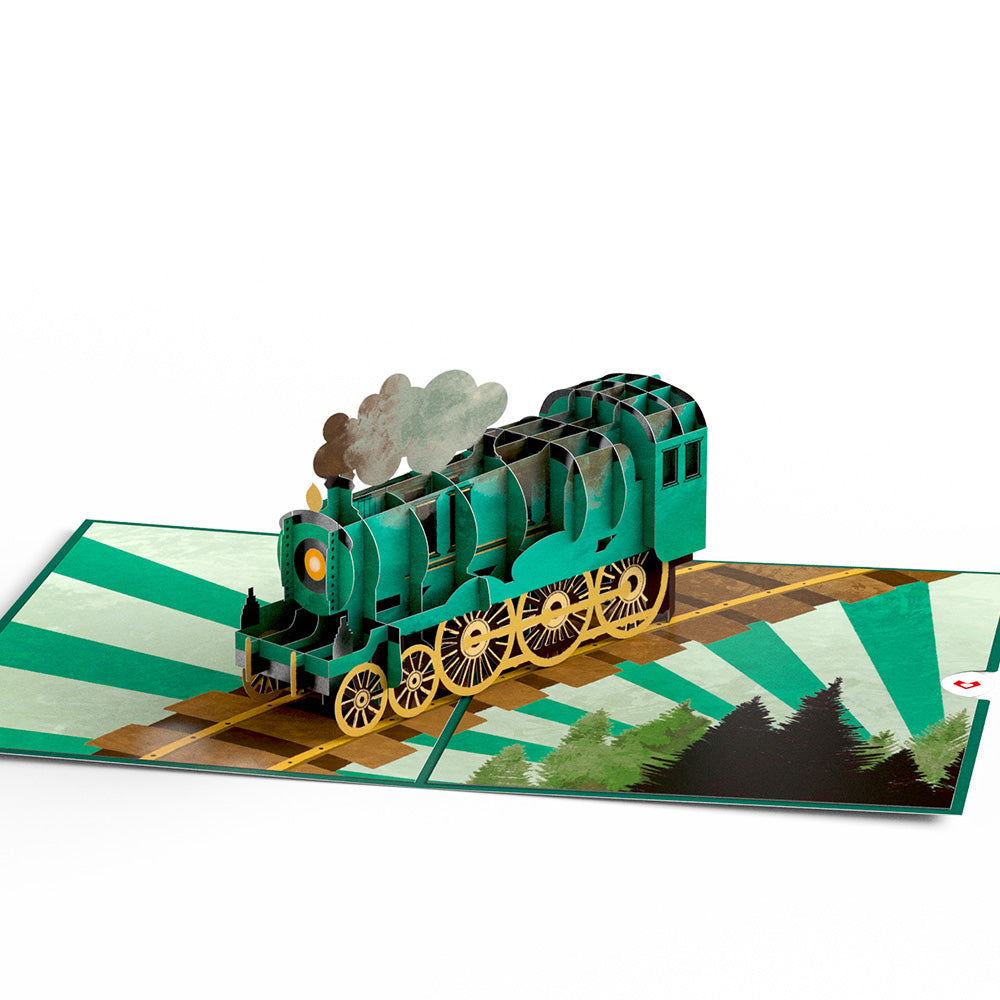 Classic Train Pop-Up Card