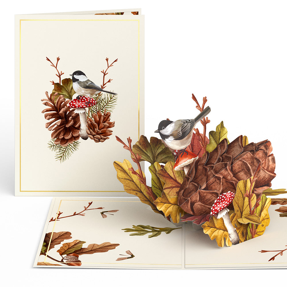 Fall Forest Floor Pop-Up Card