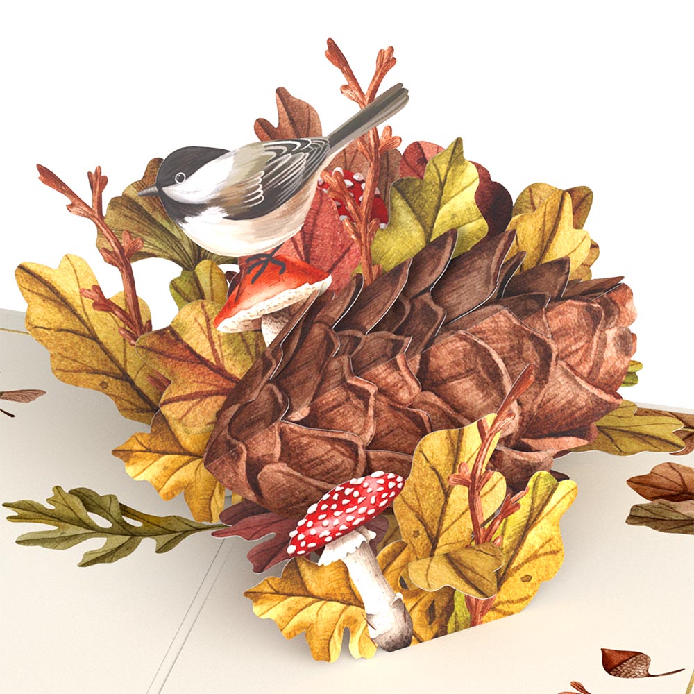 Fall Forest Floor Pop-Up Card