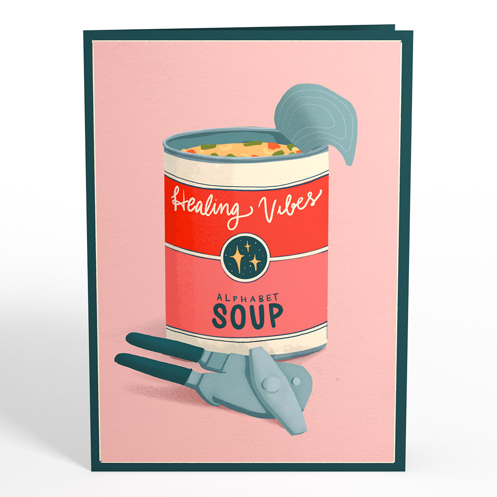 Get Well Soon Soup Pop-Up Card